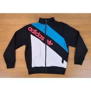 adidas ULTRASTAR Trefoil Men's Medium Full Zip Track Jacket Retro